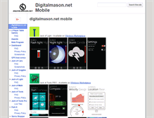 Tablet Screenshot of mobile.digitalmason.net